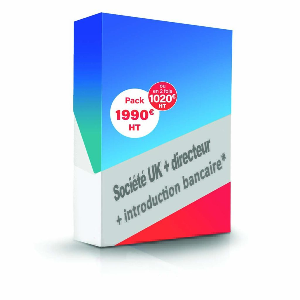 Société UK + directeur + partenariat banque